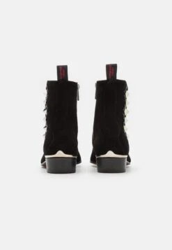 Adamant Unisex - Cowboy/Biker Ankle Boot - Black -Stride Shop 02effb9aa5c045fda4a24615e880fefd