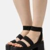 Call It Spring Vegan Shelbyy - Platform Sandals - Black -Stride Shop 04dcfb1cc5df42a38eaec9f8708824be