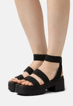 Call It Spring Vegan Shelbyy - Platform Sandals - Black