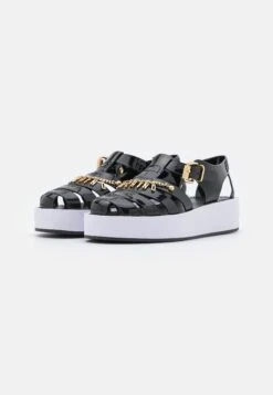 MOSCHINO Platform Sandals - Nero -Stride Shop 0ec79454c44741ae859437752608ed2b