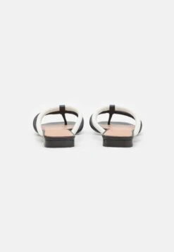 Mansur Gavriel Filo - T-Bar Sandals - Black/Chalk -Stride Shop 10a33ac12bc74539b0dee9b89800a5bd