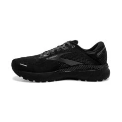 Brooks | Men's Adrenaline GTS 22 Running Shoes - All Black -Stride Shop 1103661D020 M brooks adrenalinegts22 left
