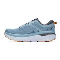 Hoka One One Hoka | Men's Bondi 7 Running Shoes - Blue Fog 15 Hoka One One Hoka | Men's Bondi 7 Running Shoes - Blue Fog -Stride Shop 1110518BFCS M hoka bondi7 left