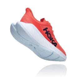 Hoka One One Hoka | Women's Carbon X 2 Running Shoes - Hot Coral 12 Hoka One One Hoka | Women's Carbon X 2 Running Shoes - Hot Coral -Stride Shop 1113527HCBI F hoka carbonx2 back