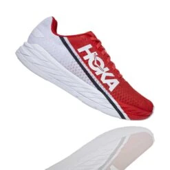 Hoka One One Hoka | Unisex Rocket X Running Shoes - Fiesta -Stride Shop 1113532FTBC U hoka rocketx angleright