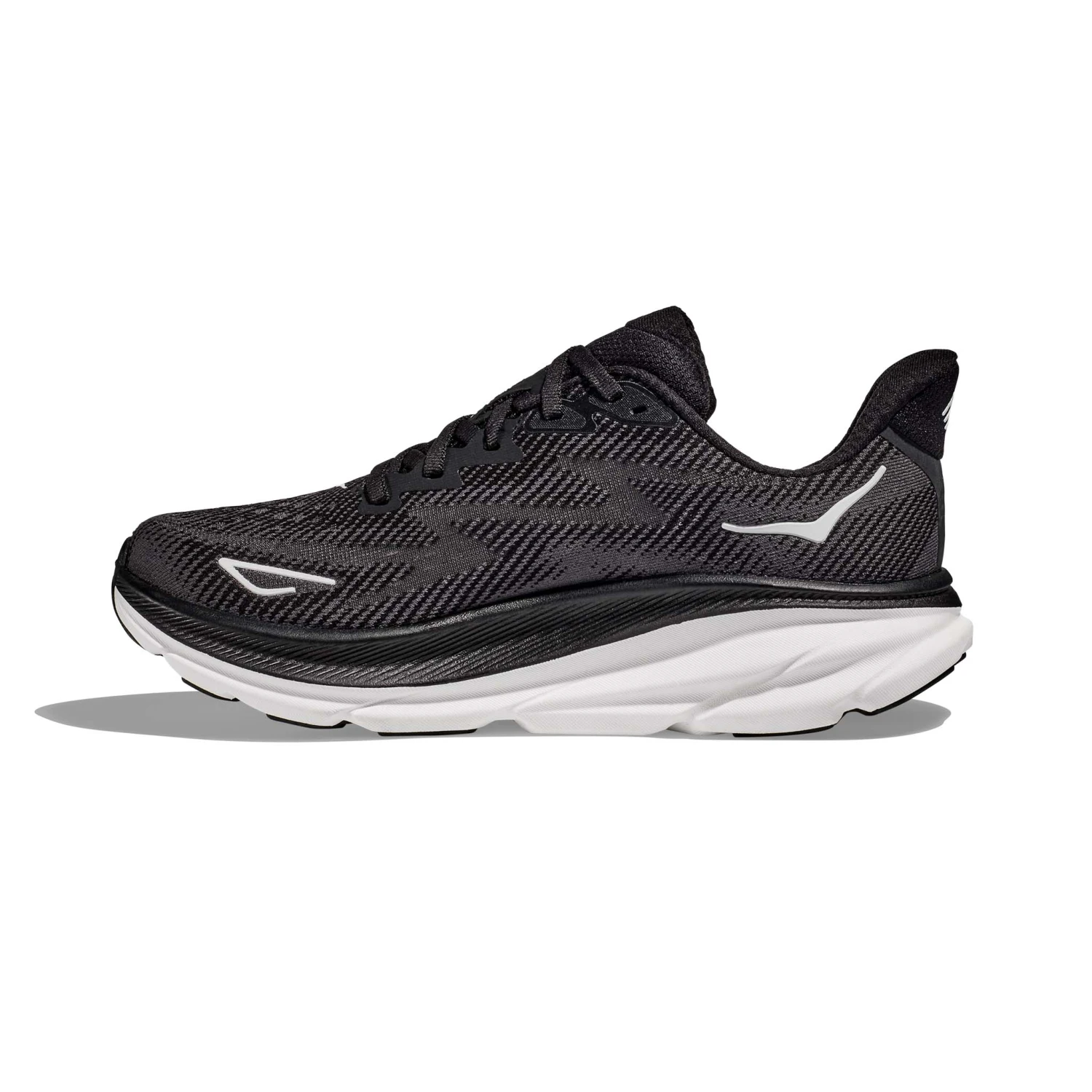 Hoka One One Hoka | Women's Clifton 9 Wide Running Shoes - Black 4 Hoka One One Hoka | Women's Clifton 9 Wide Running Shoes - Black - Image 2