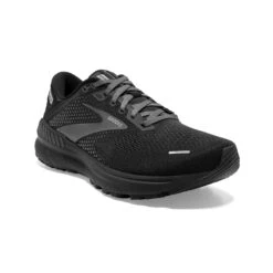 Brooks | Women's Adrenaline GTS 22 Running Shoes - All Black -Stride Shop 1203531B020 F brooks adrenalinegts22 front