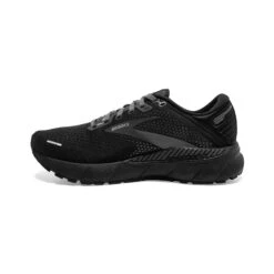 Brooks | Women's Adrenaline GTS 22 Running Shoes - All Black -Stride Shop 1203531B020 F brooks adrenalinegts22 left