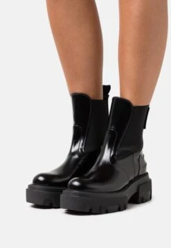 MSGM Stivale Donna WomanBoot - Platform Ankle Boots - Black