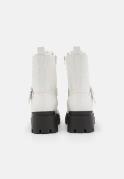 Platform Ankle Boots - White -Stride Shop 1c14c00cf92248f590214f63e42e361d