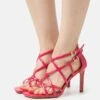 Buffalo Blair Cage Vegan - High Heeled Sandals - Berry -Stride Shop 232006f3849a48a9bd77324541878f5e