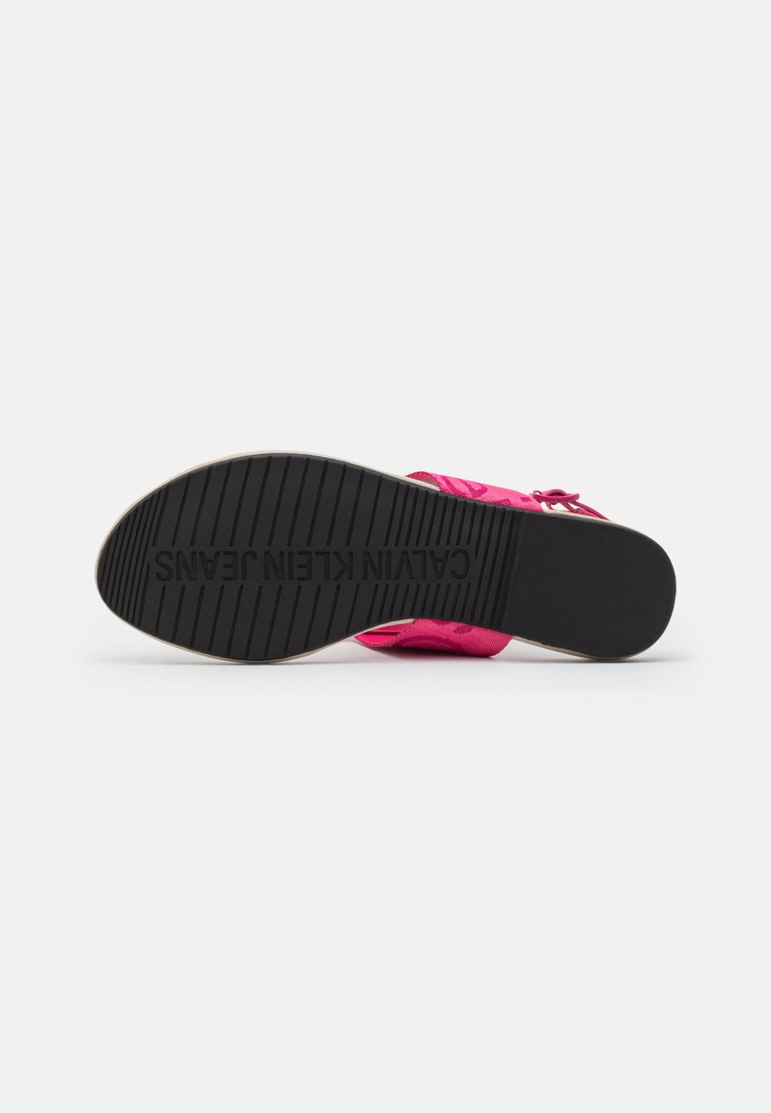 Calvin Klein Jeans Flat Webbing - T-Bar Sandals - Raspberry Sorbet 7 Calvin Klein Jeans Flat Webbing - T-Bar Sandals - Raspberry Sorbet - Image 5