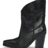 Hugo Mileyheel70-N - Cowboy/Biker Ankle Boot - Black -Stride Shop 26a5a943fe054846a14957480d8bf70d