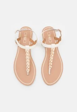 ONLY Shoes Onlmargit Toe Split- T-Bar Sandals - White -Stride Shop 27361375f8d942448bdf6a5751c471b4