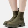 COPENHAGEN Cph570 - Platform Ankle Boots - Khaki -Stride Shop 27b41ffc0e45495183da0353a033c267