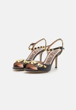 MOSCHINO High Heeled Sandals - Nero -Stride Shop 28e88d5ea1a54bd9b24a8e7a393a00de