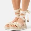 MTNG Lydia - Platform Sandals - Natural -Stride Shop 2c995aa16ec44ca097830db8cff65fbb