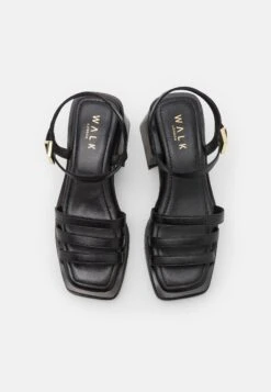 Strap Heeled - Platform Sandals - Black -Stride Shop 31d5a8fcf1604291825de85c6665914c