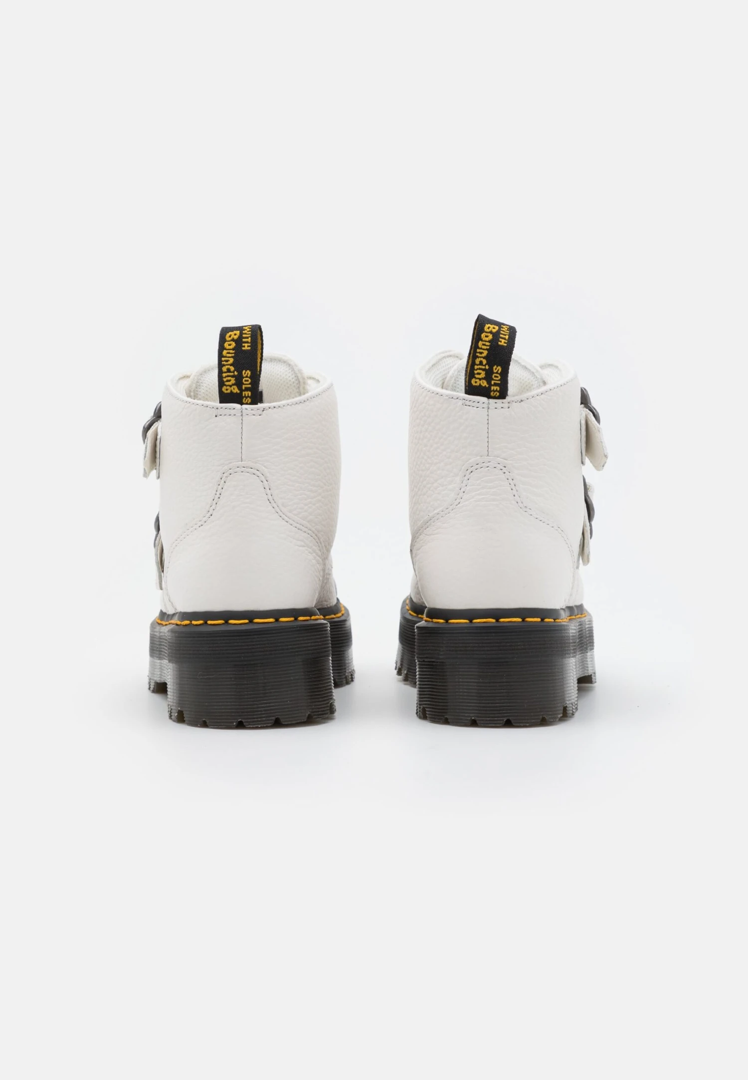 Dr. Martens Devon Flwr - Platform Ankle Boots - White Milled 6 Dr. Martens Devon Flwr - Platform Ankle Boots - White Milled - Image 4
