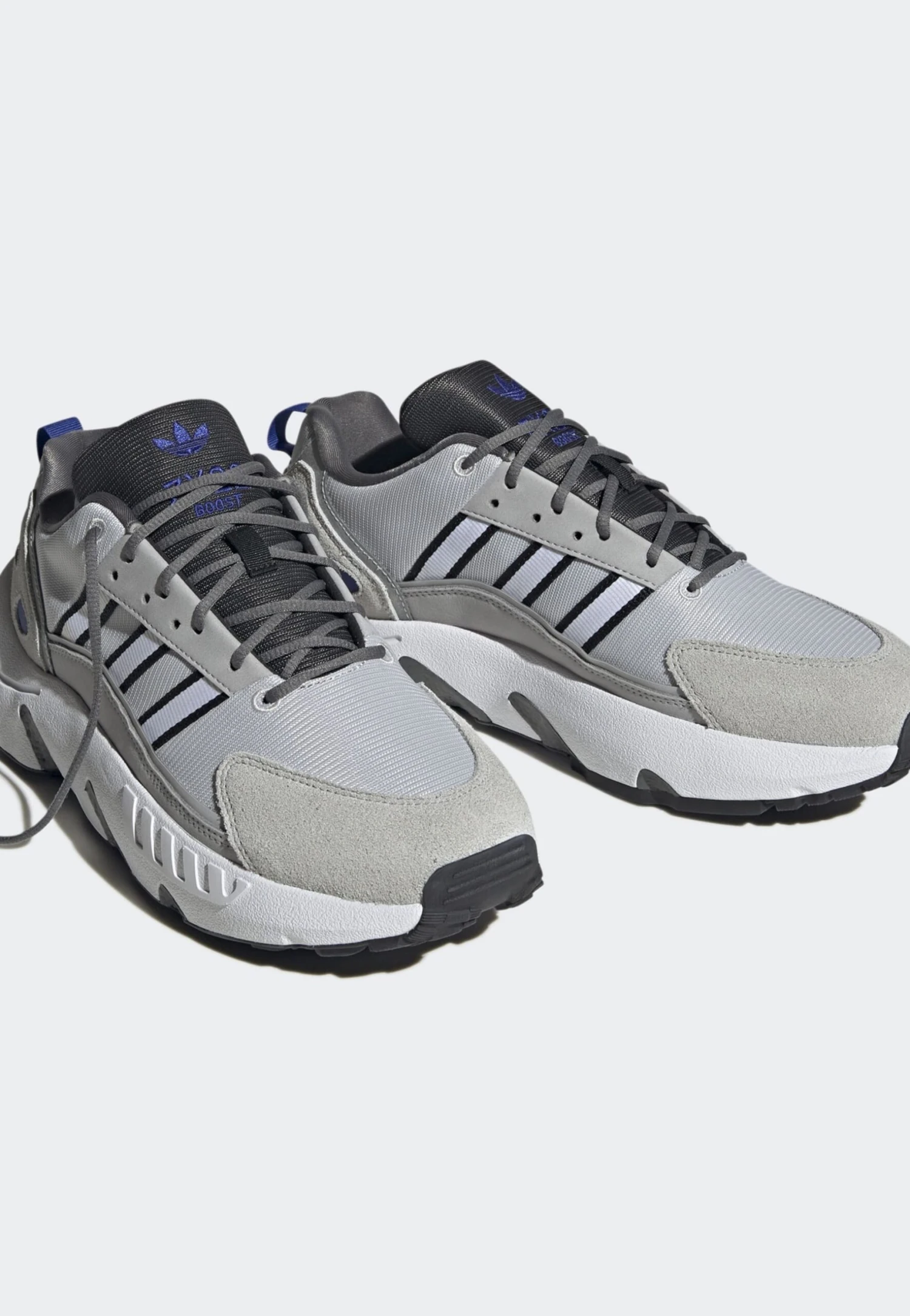 Adidas Originals Zx 22 Boost Unisex - Trainers - Grey/Cloud White 4 Adidas Originals Zx 22 Boost Unisex - Trainers - Grey/Cloud White - Image 2