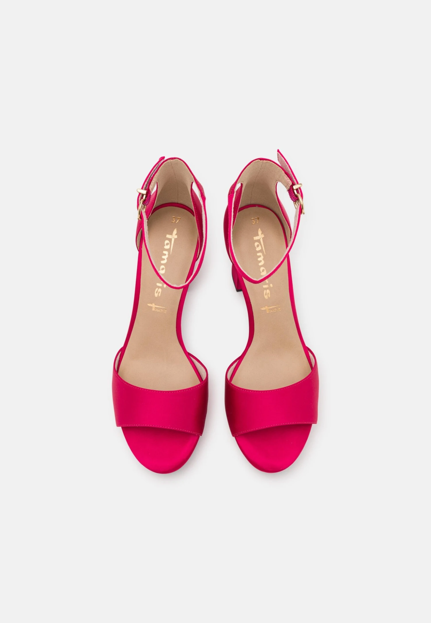 Tamaris High Heeled Sandals - Fuxia 8 Tamaris High Heeled Sandals - Fuxia - Image 6