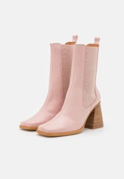 ANGEL ALARCON High Heeled Ankle Boots - Rosa -Stride Shop 3d76f316a51a49aab53da22aa338723a