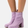Bronx New Melanie - Classic Ankle Boots - Lilac -Stride Shop 3e1af2257d7d4d61901c387b3502d6b4