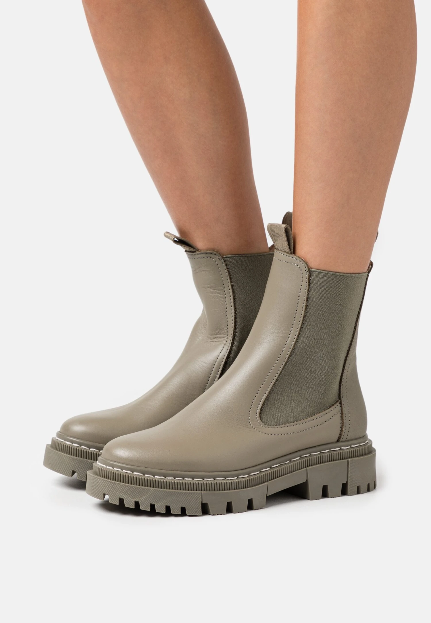 Tamaris Classic Ankle Boots - Pale Green 3 Tamaris Classic Ankle Boots - Pale Green