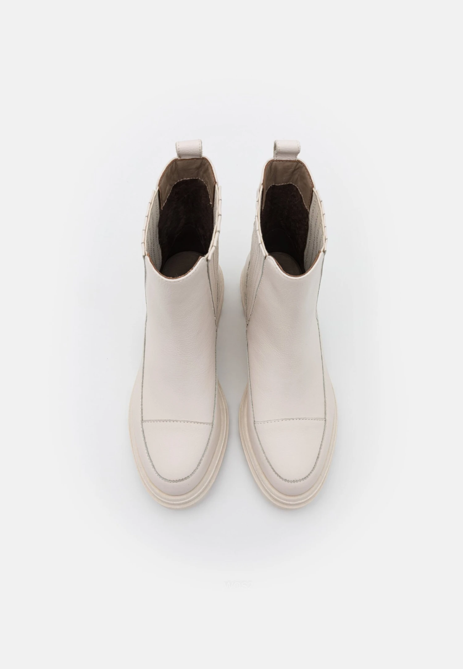 Anna Field Leather - Platform Ankle Boots - Off-White 8 Anna Field Leather - Platform Ankle Boots - Off-White - Image 6