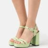 Lamoda Cute Date - Platform Sandals - Green -Stride Shop 4ffcb8016dd841cdb74ed33e0fdd561a