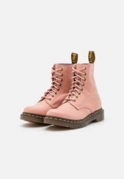 Dr. Martens 1460 Pascal - Lace-Up Ankle Boots - Peach Beige Virginia -Stride Shop 519a0a0d057c44d6864718a46aca401d
