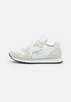 Calvin Klein Jeans Runner Sock Laceup- Trainers - Bright White -Stride Shop 53f88d7d60694d99b8147da42f1d538e