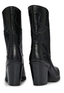 Hugo Mileyheel70-N - Cowboy/Biker Ankle Boot - Black -Stride Shop 574e952f0666455084dde4a9ef676cc8