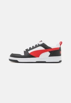 Puma Rebound V6 Unisex - Trainers - White/For All Time Red/Black
