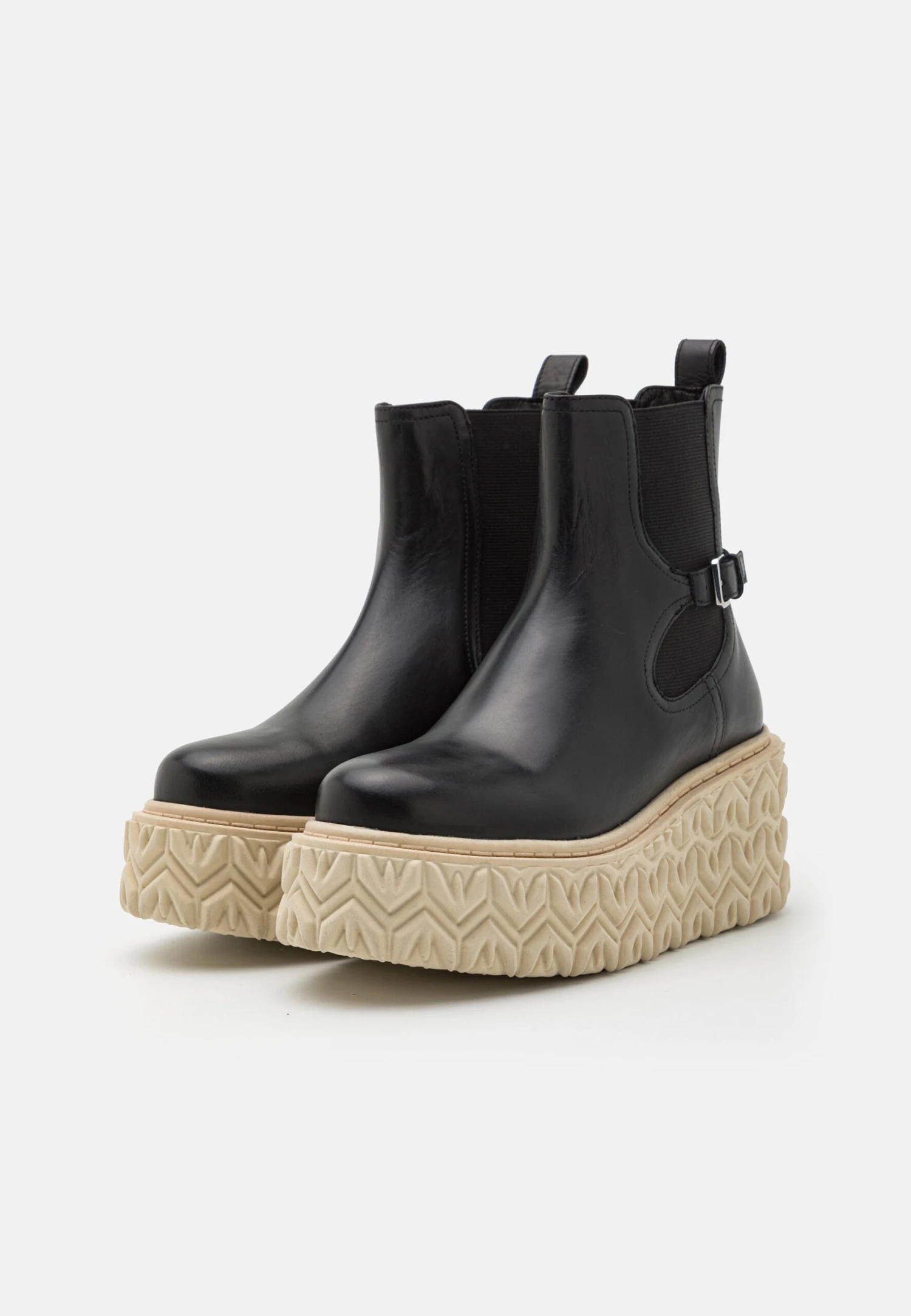 Patrizia Pepe Platform Ankle Boots - Black/White 5 Patrizia Pepe Platform Ankle Boots - Black/White - Image 3
