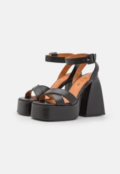 High Heeled Sandals - Black -Stride Shop 5faebd5a4e1c44289b734b4b6ac008f2