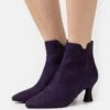 Marco Tozzi Classic Ankle Boots - Purple -Stride Shop 5fd1e8201ab445aa9535bd6ae5530936
