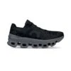 On | Women's Cloudmonster Running Shoes - Black -Stride Shop 61.99024 W On Cloudmonster side