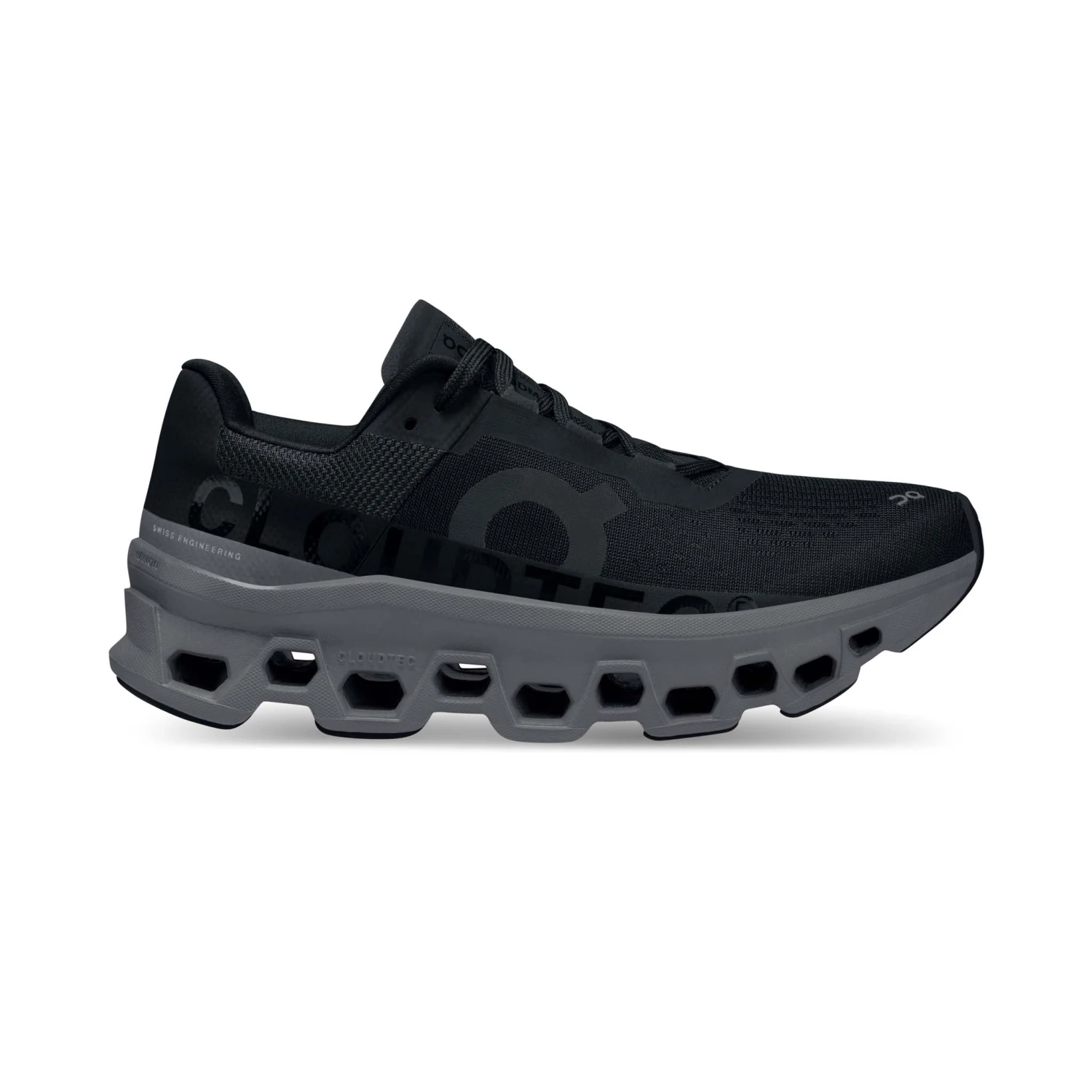 On | Women's Cloudmonster Running Shoes - Black 3 On | Women's Cloudmonster Running Shoes - Black