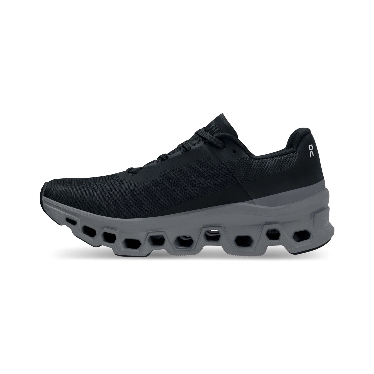 On | Women's Cloudmonster Running Shoes - Black 5 On | Women's Cloudmonster Running Shoes - Black - Image 3