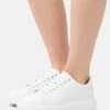 Calvin Klein Raised Cupsole Lace Up - Trainers - White 2 Calvin Klein Raised Cupsole Lace Up - Trainers - White -Stride Shop 64fbb21c600d497ea9f31fad37c6bbb2