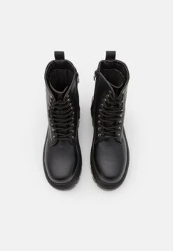 KOI FOOTWEAR Talwar Chunky Stomper Boots - Platform Ankle Boots - Black 13 KOI FOOTWEAR Talwar Chunky Stomper Boots - Platform Ankle Boots - Black -Stride Shop 67aeff137291422dabe0d4fcd9319032