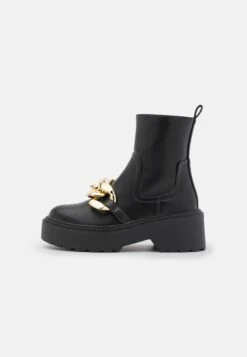 ONLY Shoes Onlbossi Chain Boot- Platform Ankle Boots - Black