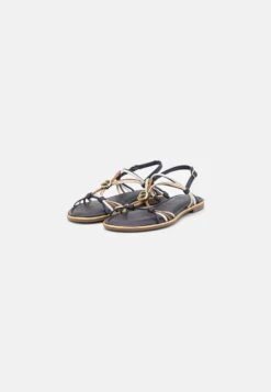 Tamaris Sandals - Navy -Stride Shop 6c4be48247aa441682656fec239b0092