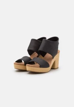 Toms Majorca Platform - High Heeled Sandals - Black -Stride Shop 738e97fc5de0404b900284dd18515f31