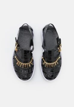 MOSCHINO Platform Sandals - Nero -Stride Shop 7824dfd356fe4e4d924c237d84eb9fdd