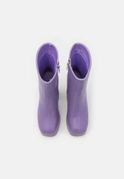 KOI FOOTWEAR Lexus Platform Heels - High Heeled Ankle Boots - Lavender -Stride Shop 7aa4c65847f94aaba8a233128a97d454