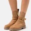 Clara Buckle- Classic Ankle Boots - Tan -Stride Shop 85874dedc64f41b390763310f4266f13