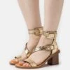 Zadig & Voltaire Cecilia Caprese- Ankle Cuff Sandals - Gold -Stride Shop 887e0e98d5b844c0add8b34daf28d37c