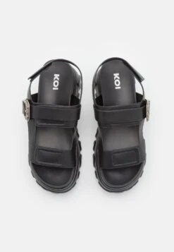 KOI FOOTWEAR Iron Surveillance Chunky - Platform Sandals -Stride Shop 8fc9d06346b1431eb04a9d8edb54a494